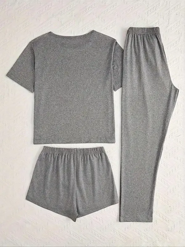 “Adorable Highland Cow” 3 - Piece Pajama Set