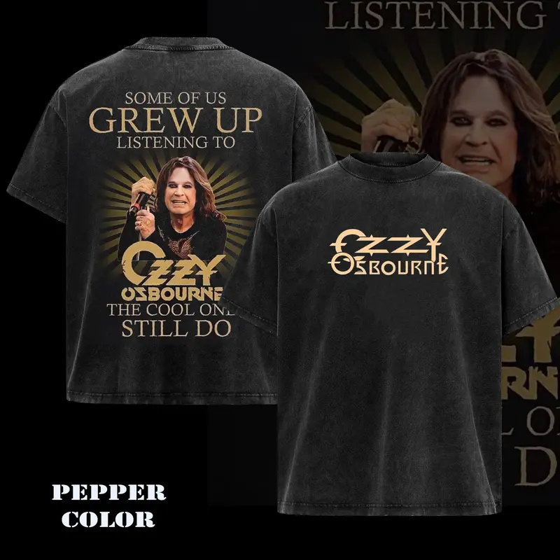 “Ozzy Osbourne Legacy” Retro Rock Tee
