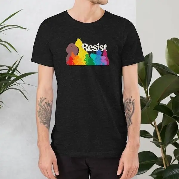 “Diversity Resist” Rainbow Graphic Tee