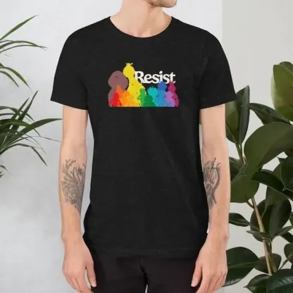 “Diversity Resist” Rainbow Graphic Tee
