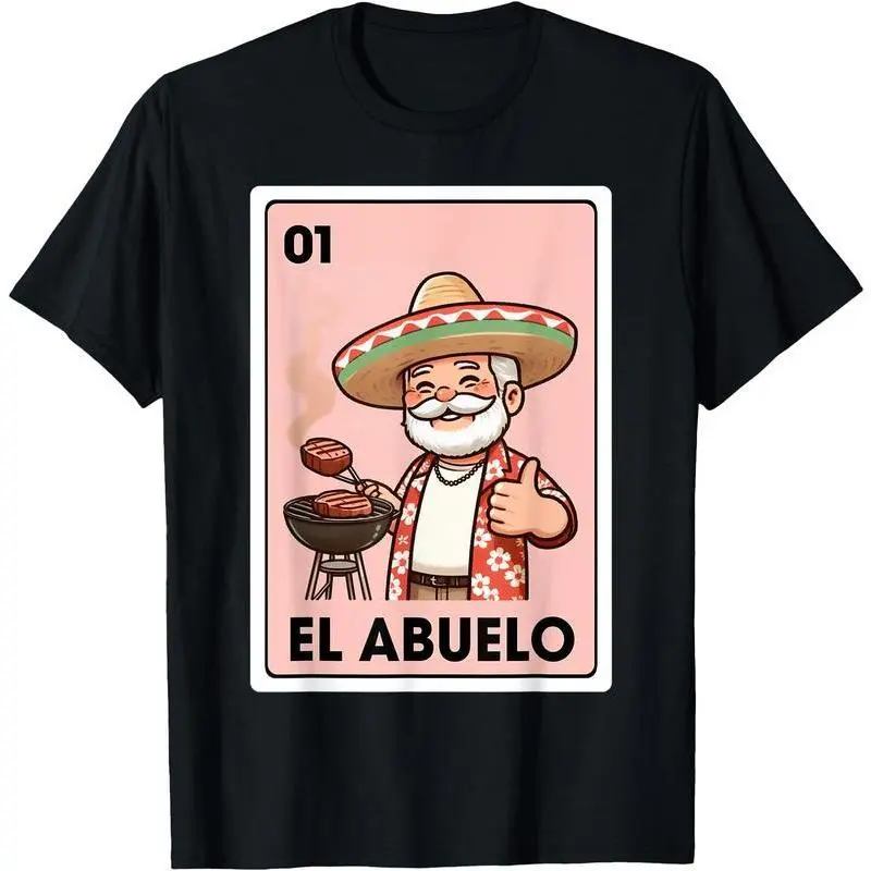 “Latino Grandpa Pride” El Abuelo Grilling Tee