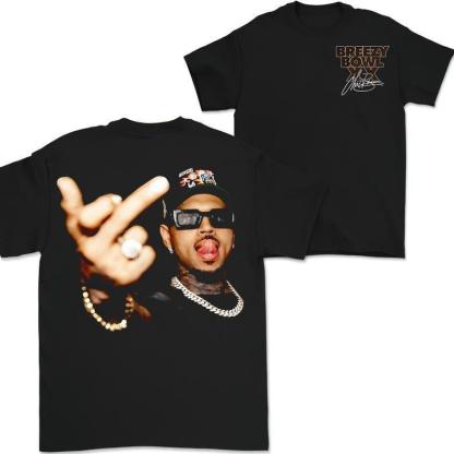 Hip - Hop Icon “Breezy Bowl” Graphic Tee