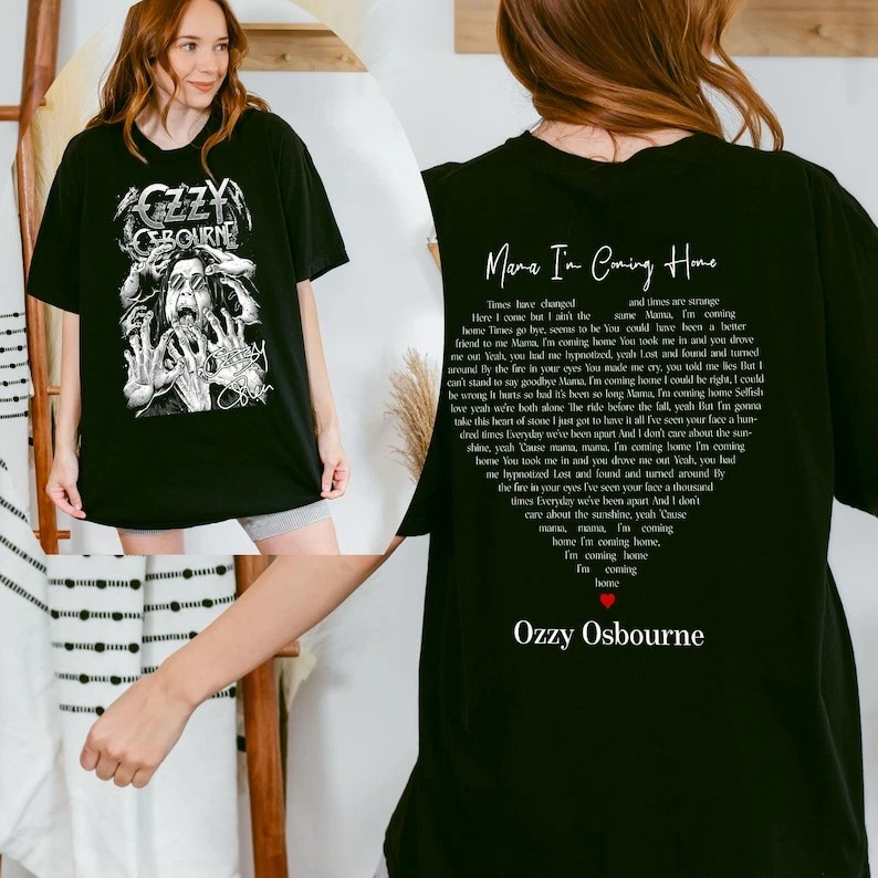 Ozzy Osbourne “Mama, I'm Coming Home” Graphic Black Tee
