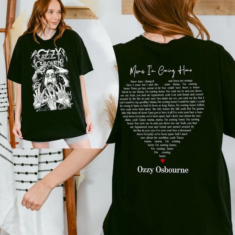 Ozzy Osbourne “Mama, I'm Coming Home” Graphic Black Tee