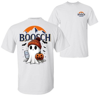 “BOOSCH” Halloween Busch Light Ghost Graphic Tee