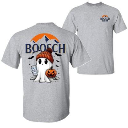 “BOOSCH” Halloween Busch Light Ghost Graphic Tee