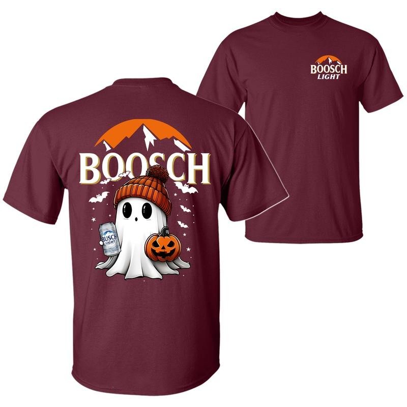 “BOOSCH” Halloween Busch Light Ghost Graphic Tee