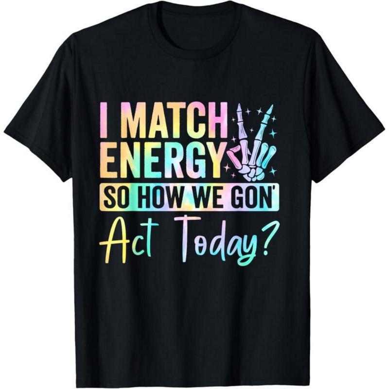 “Energy Match” Skull V Playful Streetwear Tee