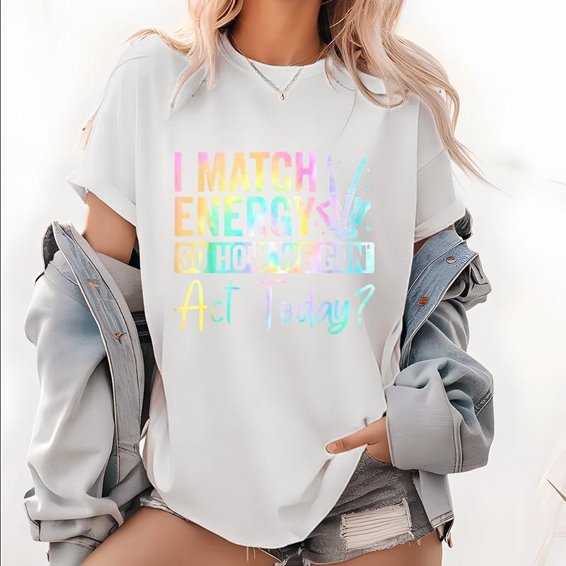 “Energy Match” Skull V Playful Streetwear Tee