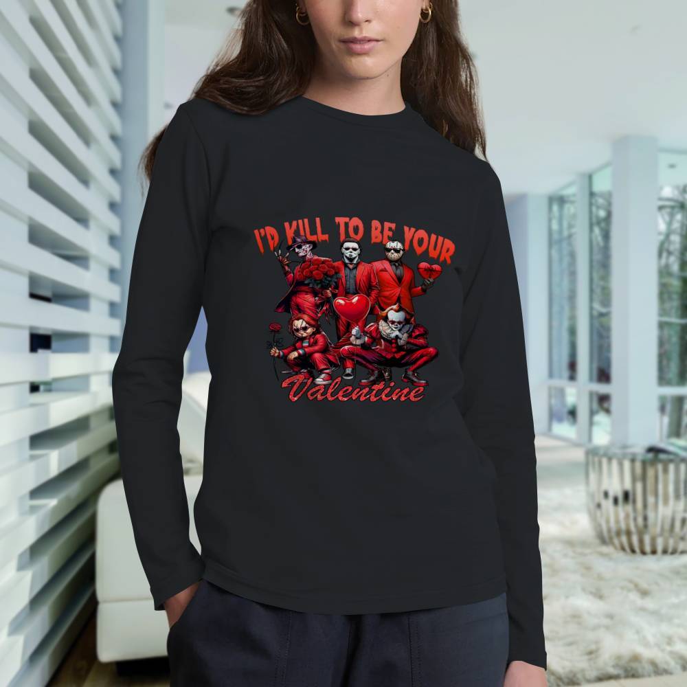 Horror Icons "I’d Kill To Be Your Valentine" Apparel