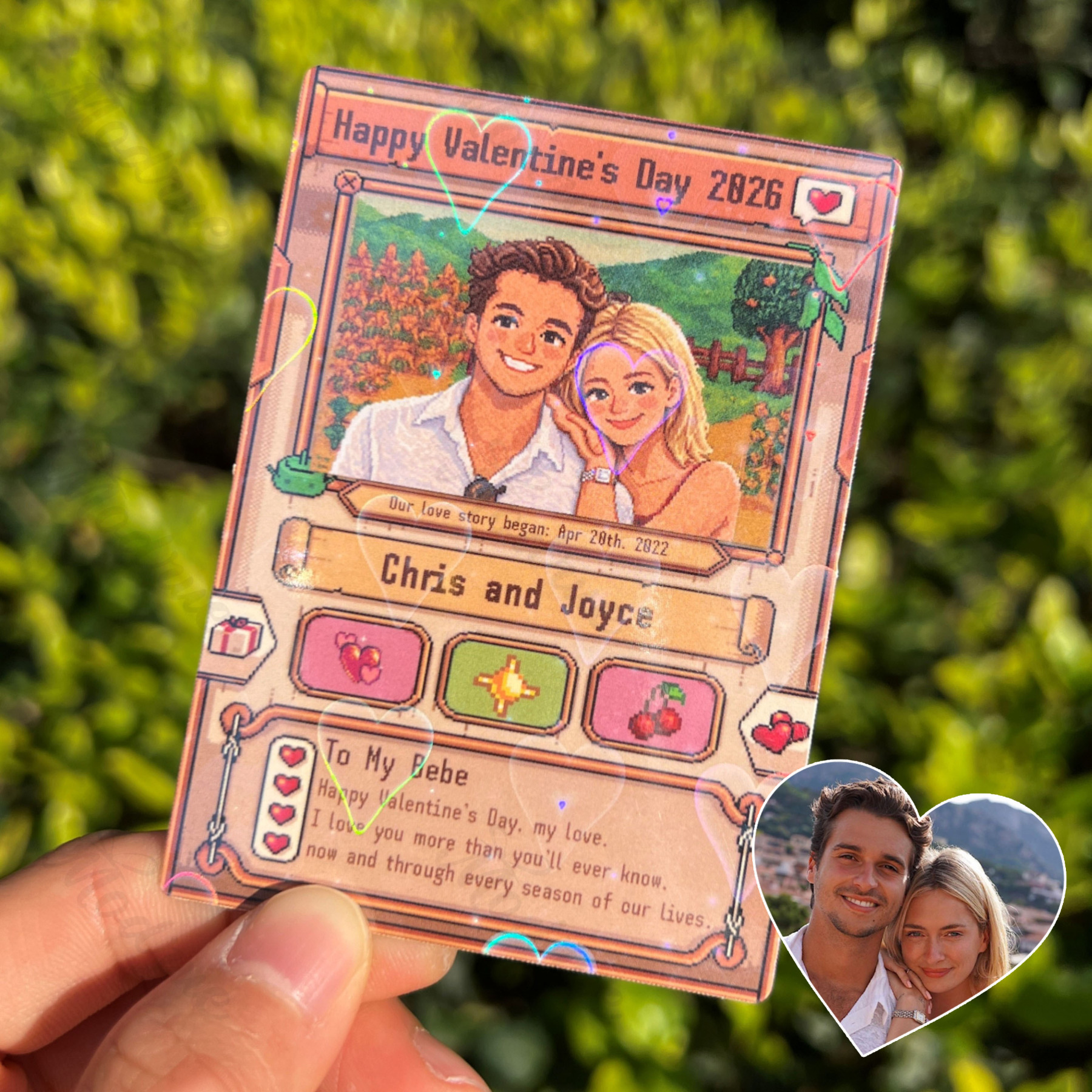 Custom Anniversary Card for Farming Game Lovers