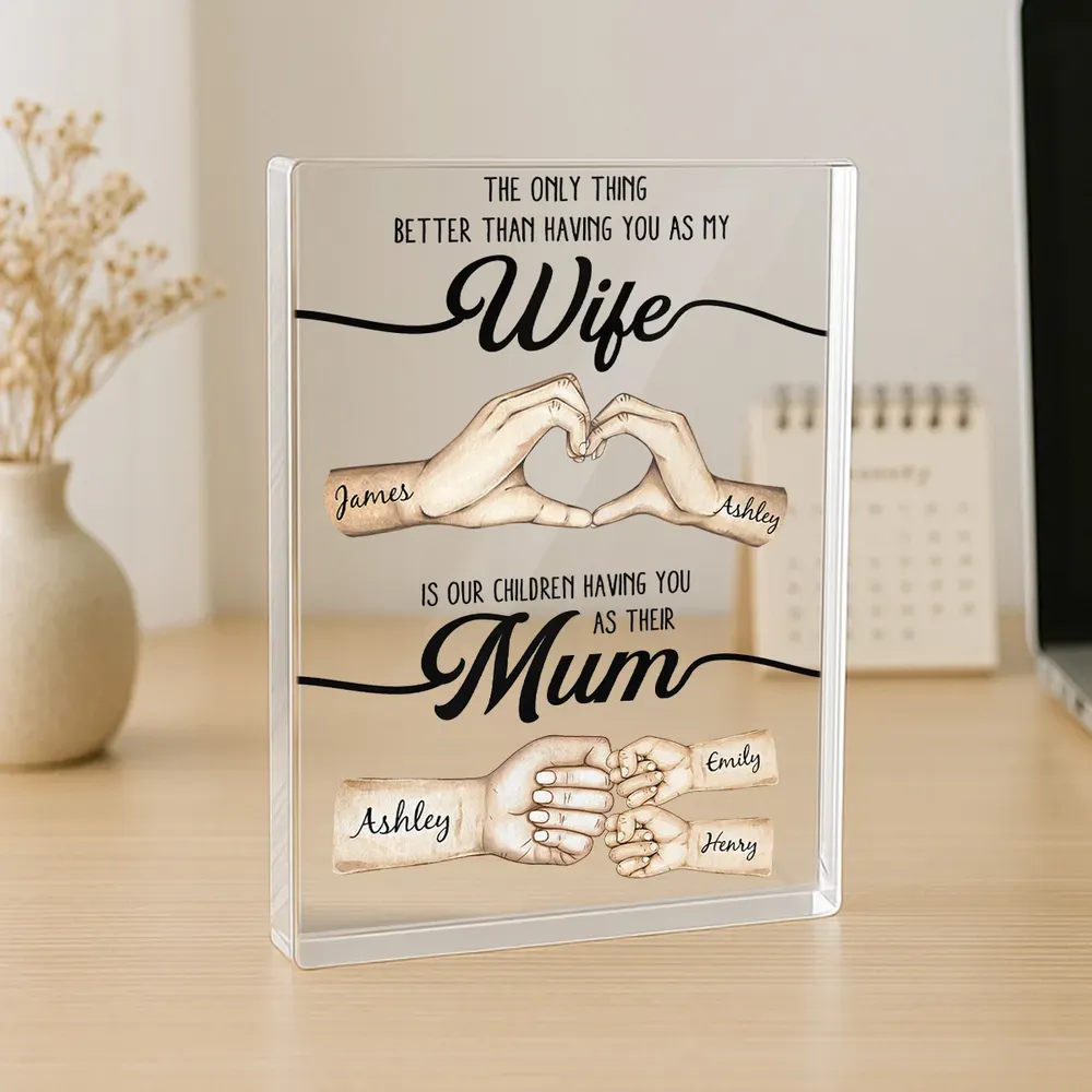 The Only Thing Better Than Having You As My Wife LED Light Frame