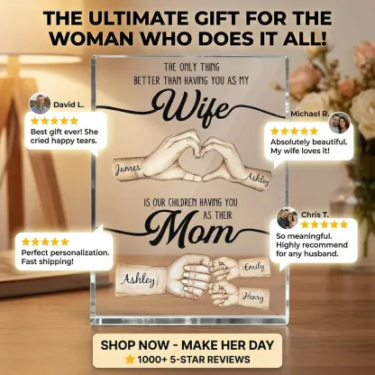 The Only Thing Better Than Having You As My Wife LED Light Frame