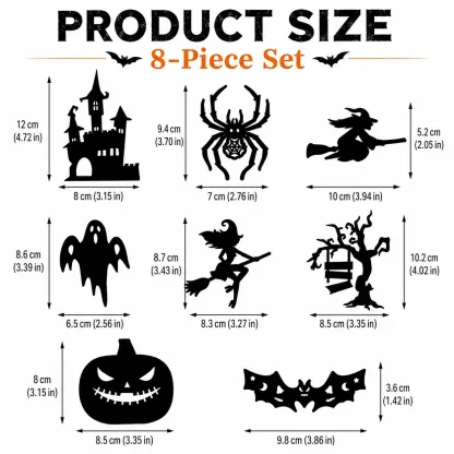Halloween LED Silhouette Wall Lights – Peel & Stick