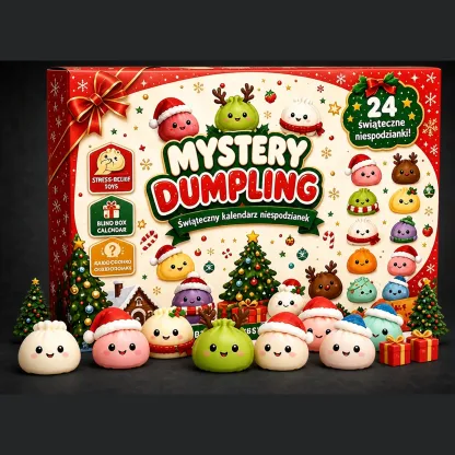 2026 Christmas Dumpling Squishy Advent Calendar - 24-Day Countdown