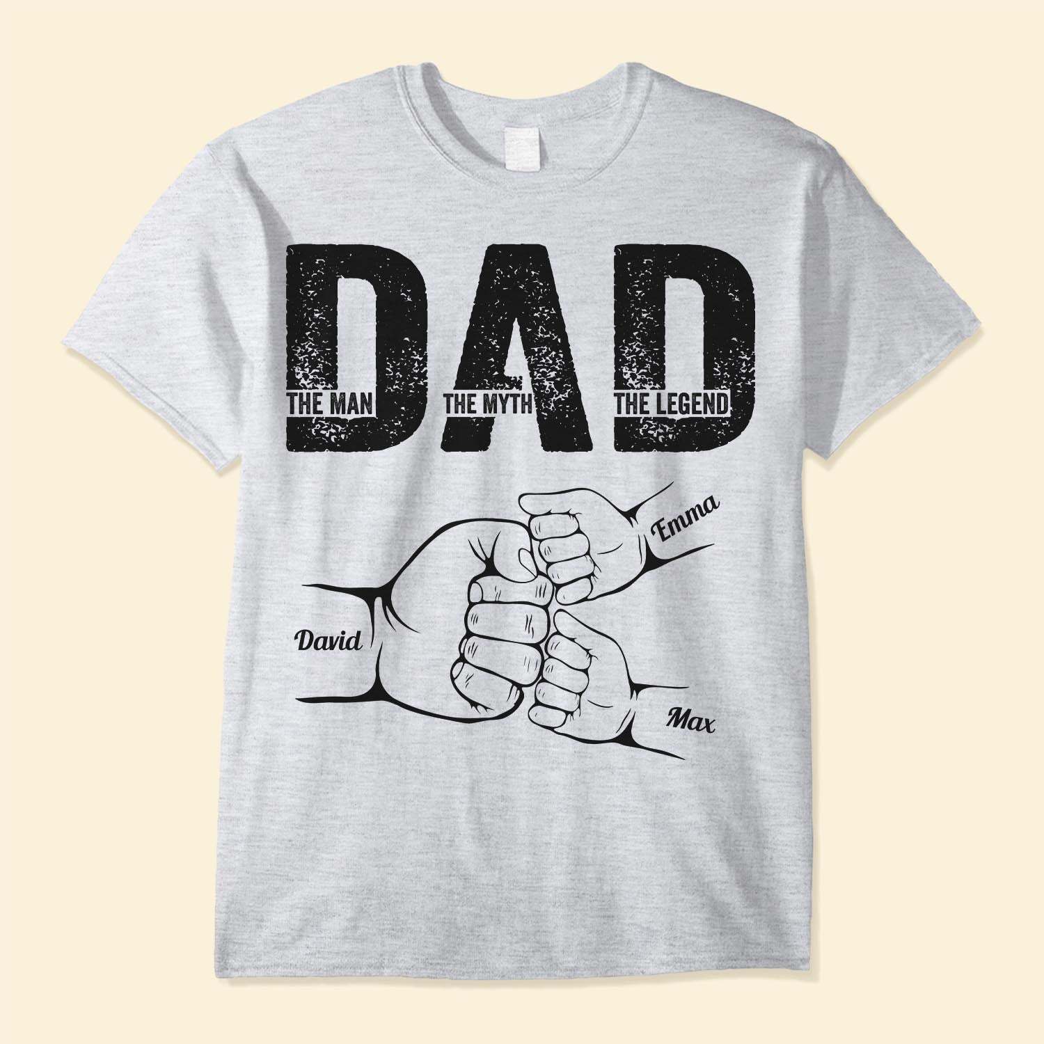 Dad The Man The Myth The Legend Custom Shirt