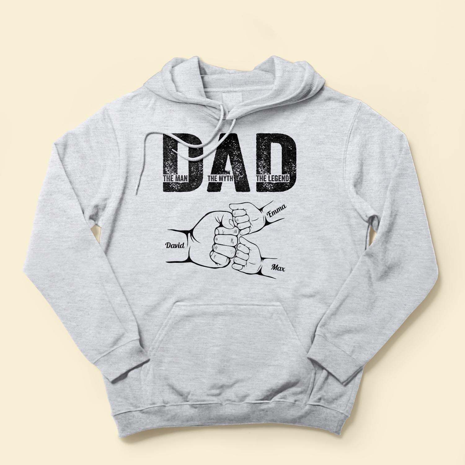 Dad The Man The Myth The Legend Custom Shirt