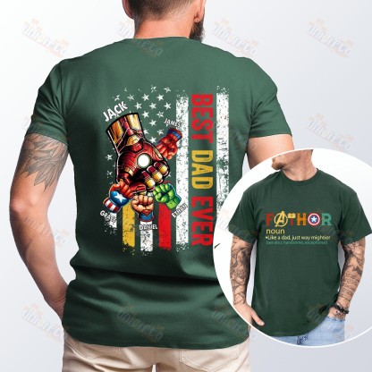 BEST DADMAN EVER Custom Shirt