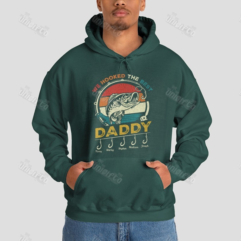 Hooked on Daddy: A Fishing-Father's Day Shirt