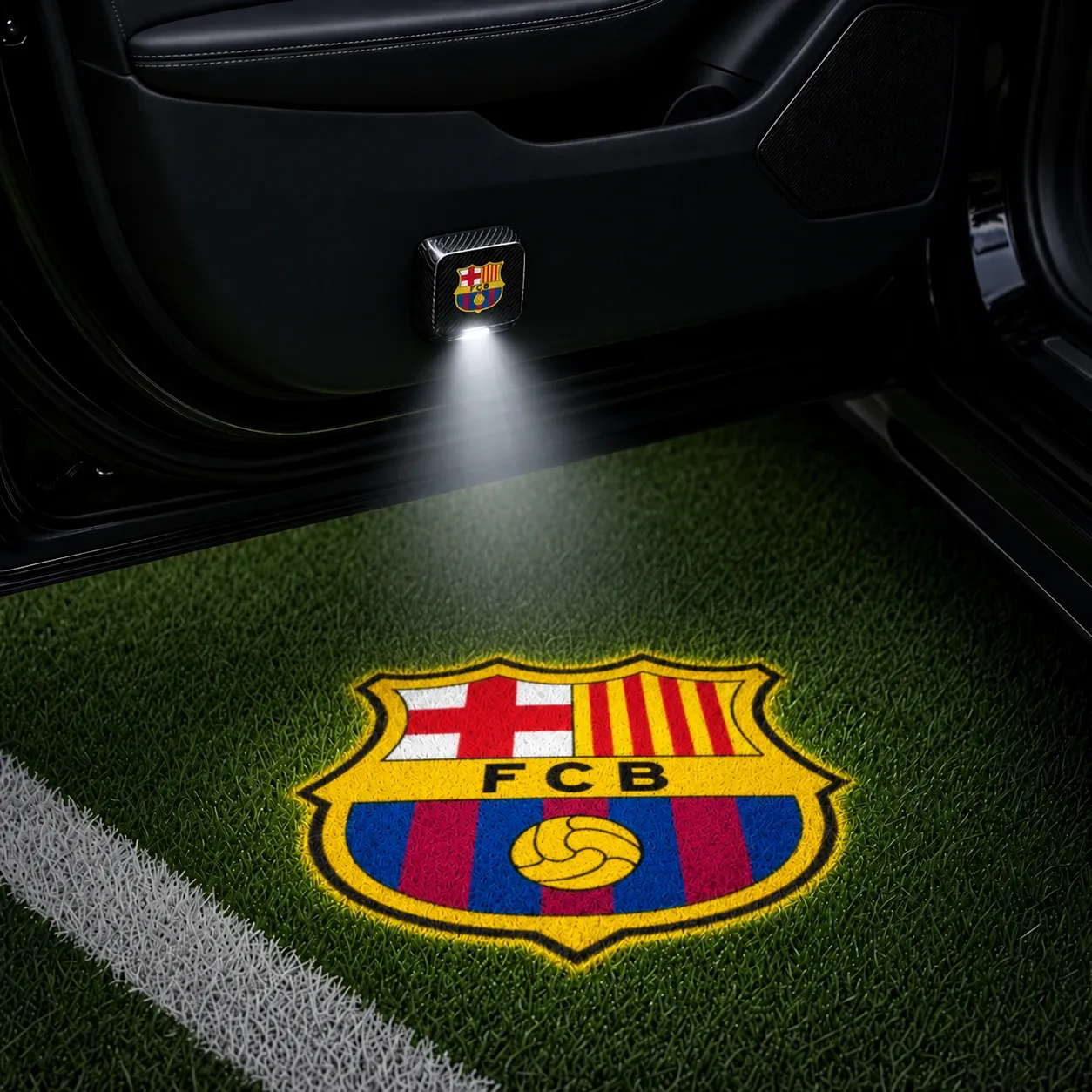 Football Car Door Projector Light