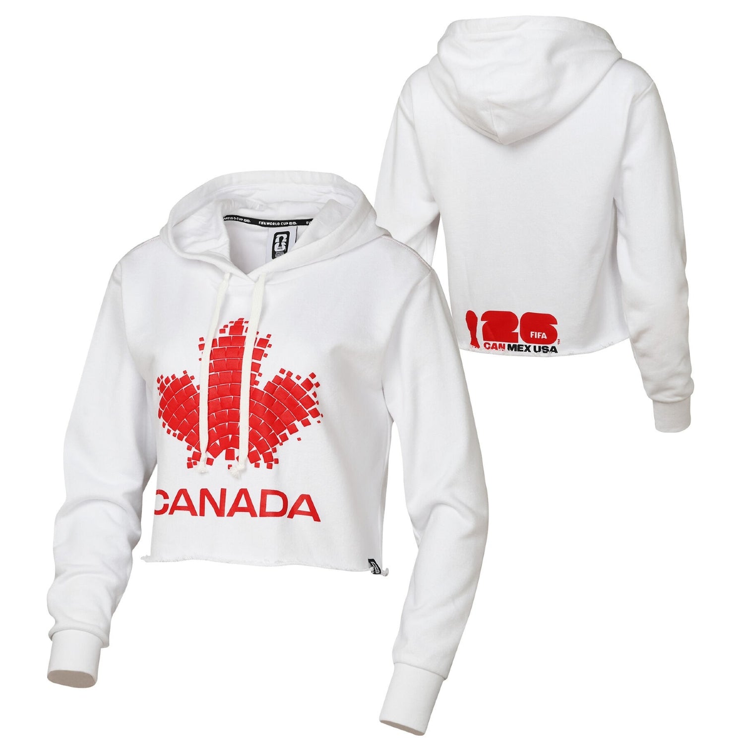 2026 Women's National Team Crop Hoodie — USA / Canada / Mexico Fan Pullover