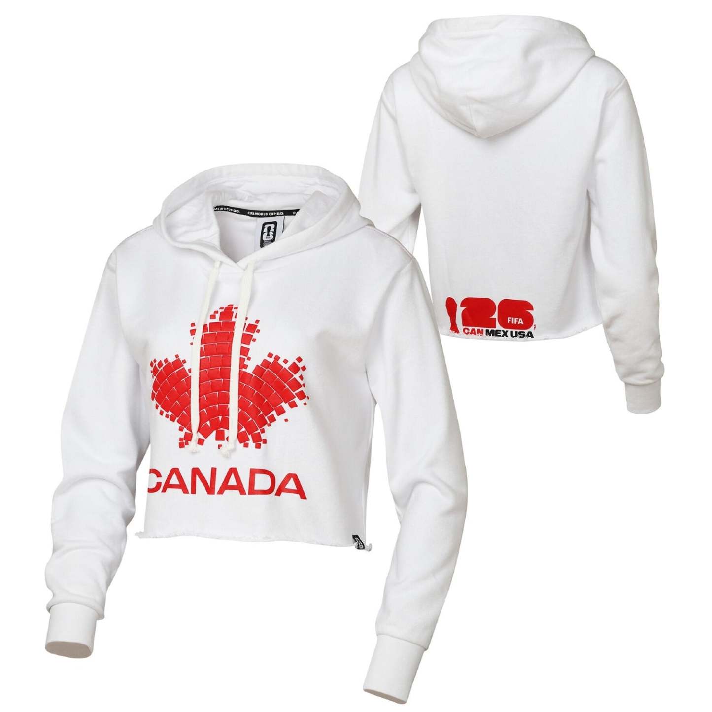 2026 Women's National Team Crop Hoodie — USA / Canada / Mexico Fan Pullover