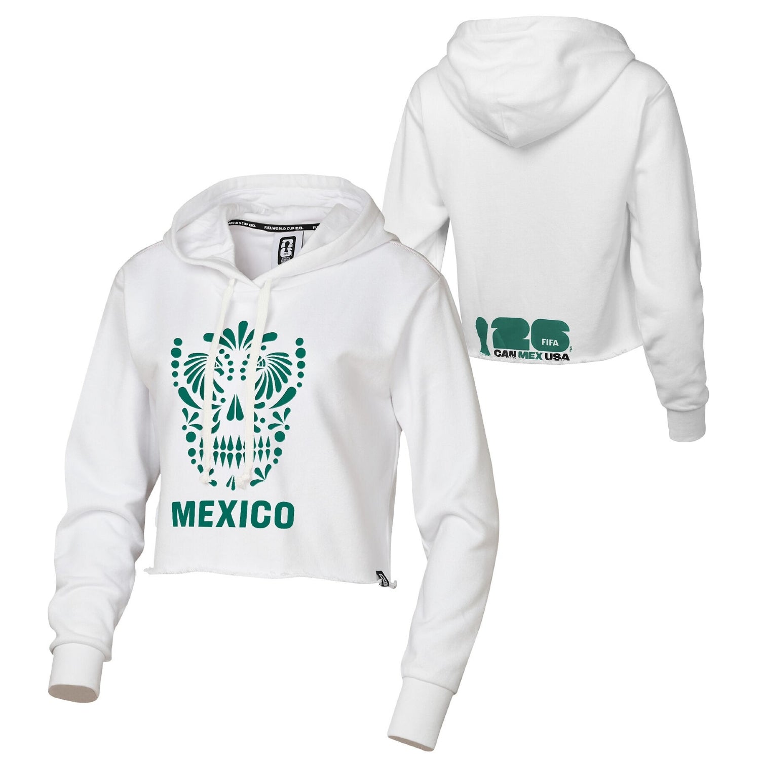 2026 Women's National Team Crop Hoodie — USA / Canada / Mexico Fan Pullover