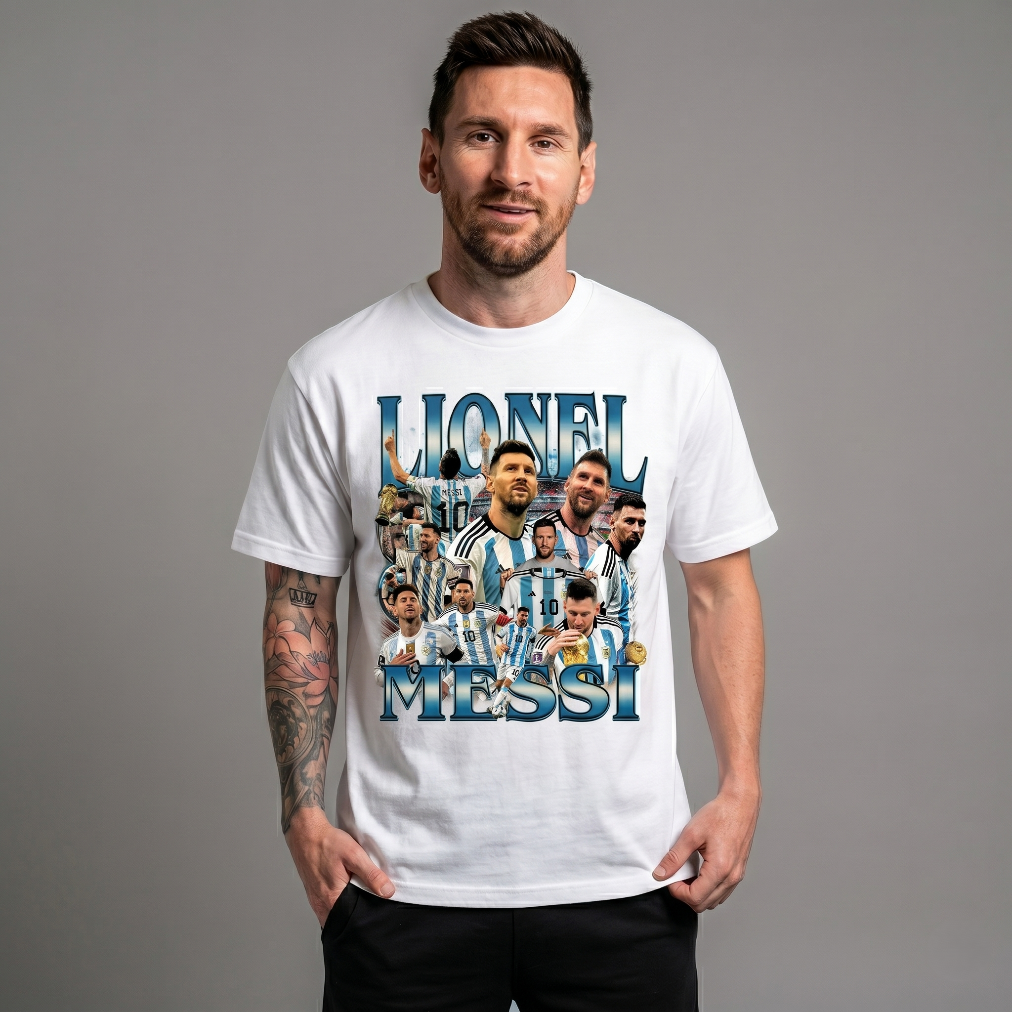 Vintage Argentinian No. 10 Soccer Legend Graphic T-Shirt/Crewneck/Hoodie