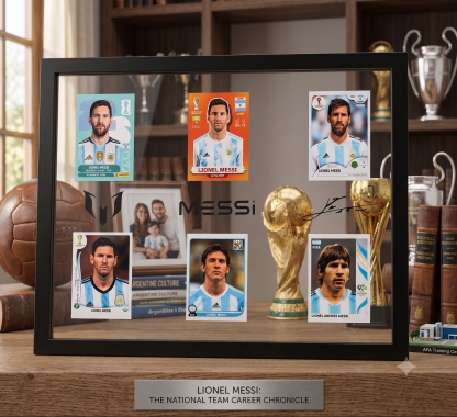 Acrylic Soccer Career Timeline Display Frame for Football Fan Gifts