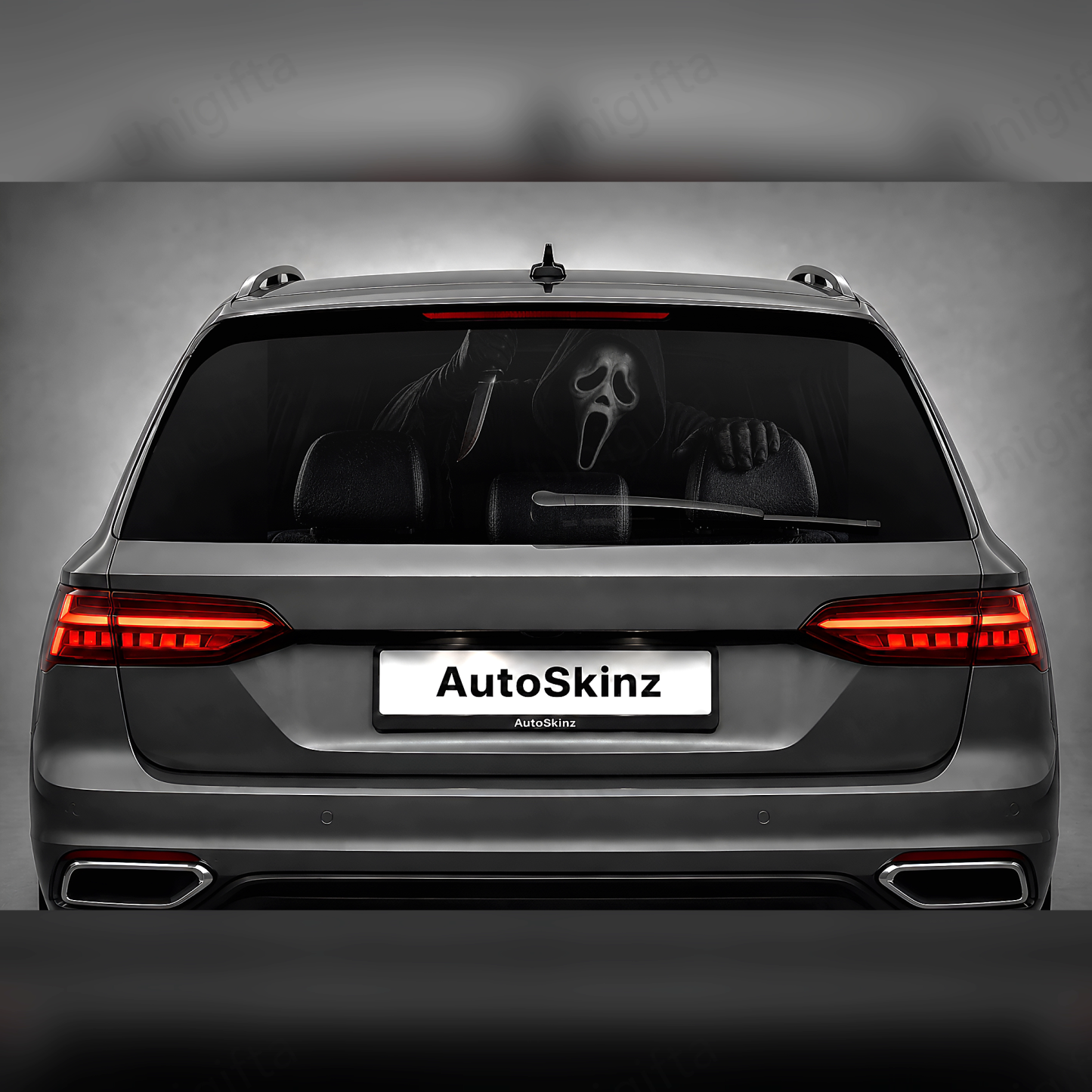 Halloween Horror One-Way Rear Window Film