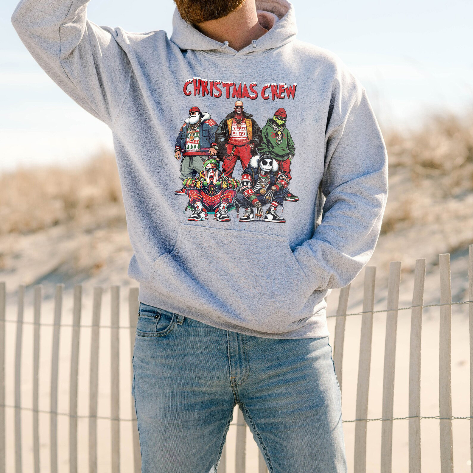 Christmas Crew Movie Characters Sweatshirt