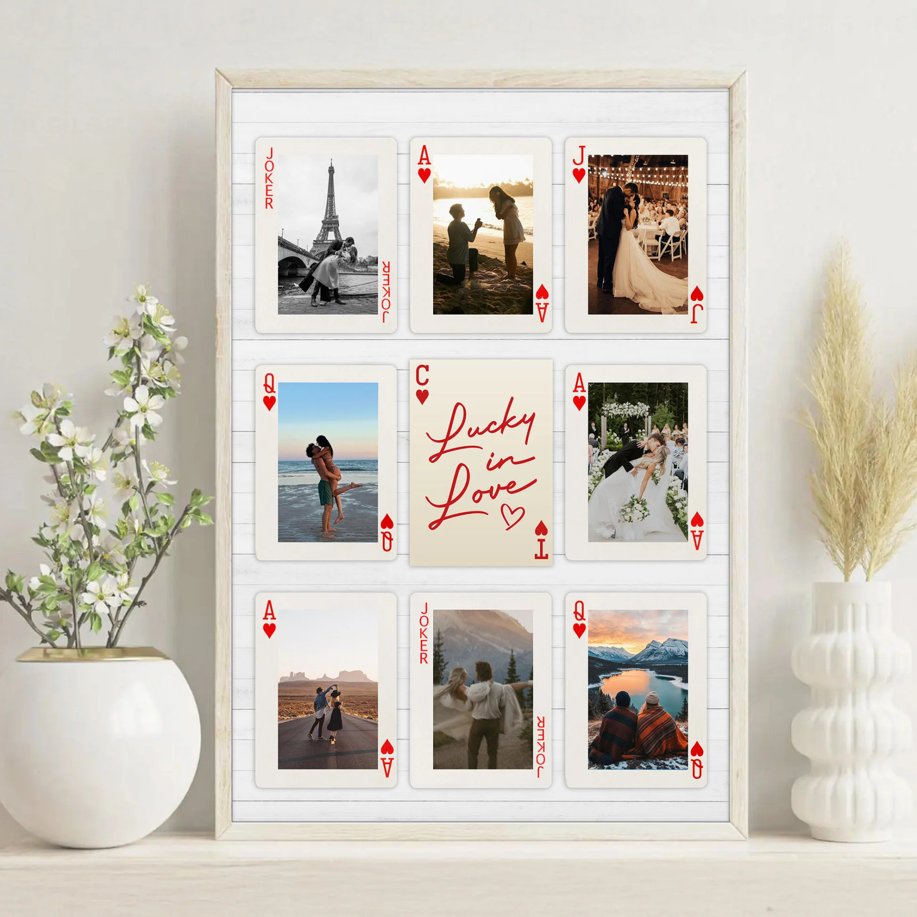 Custom Photo Playing Cards Frame