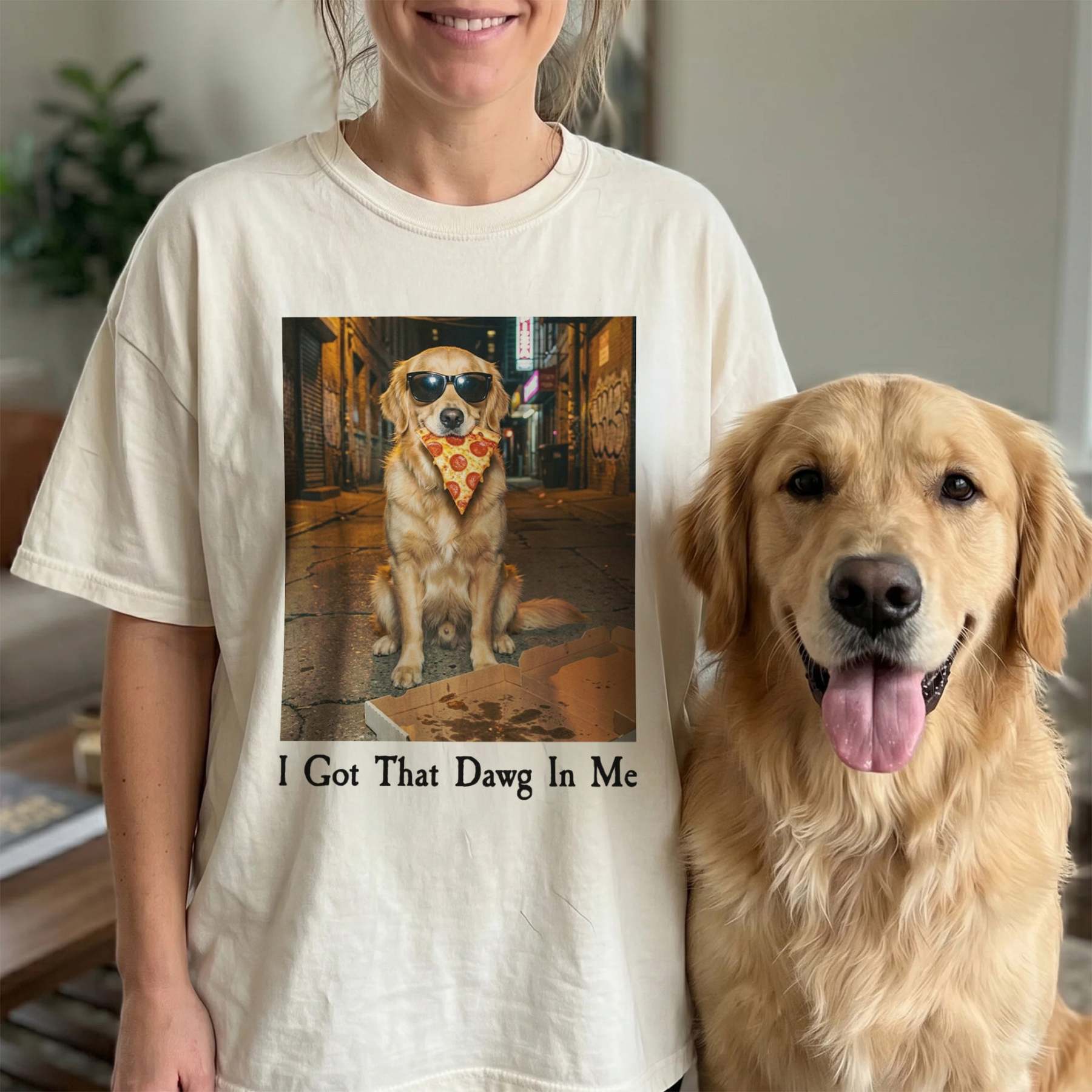 "I Got That Dog In Me" Custom Pet Photo Funny Meme Shirt