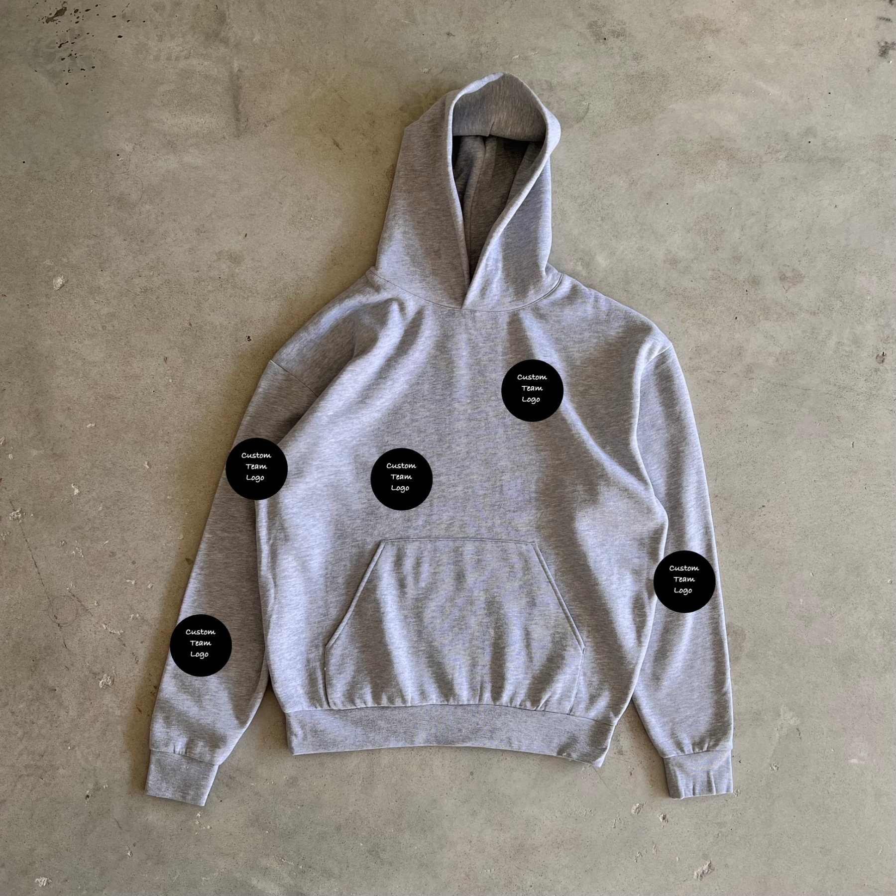 Custom 5 Spot hoodie embroidery - ALL COLLEGE options