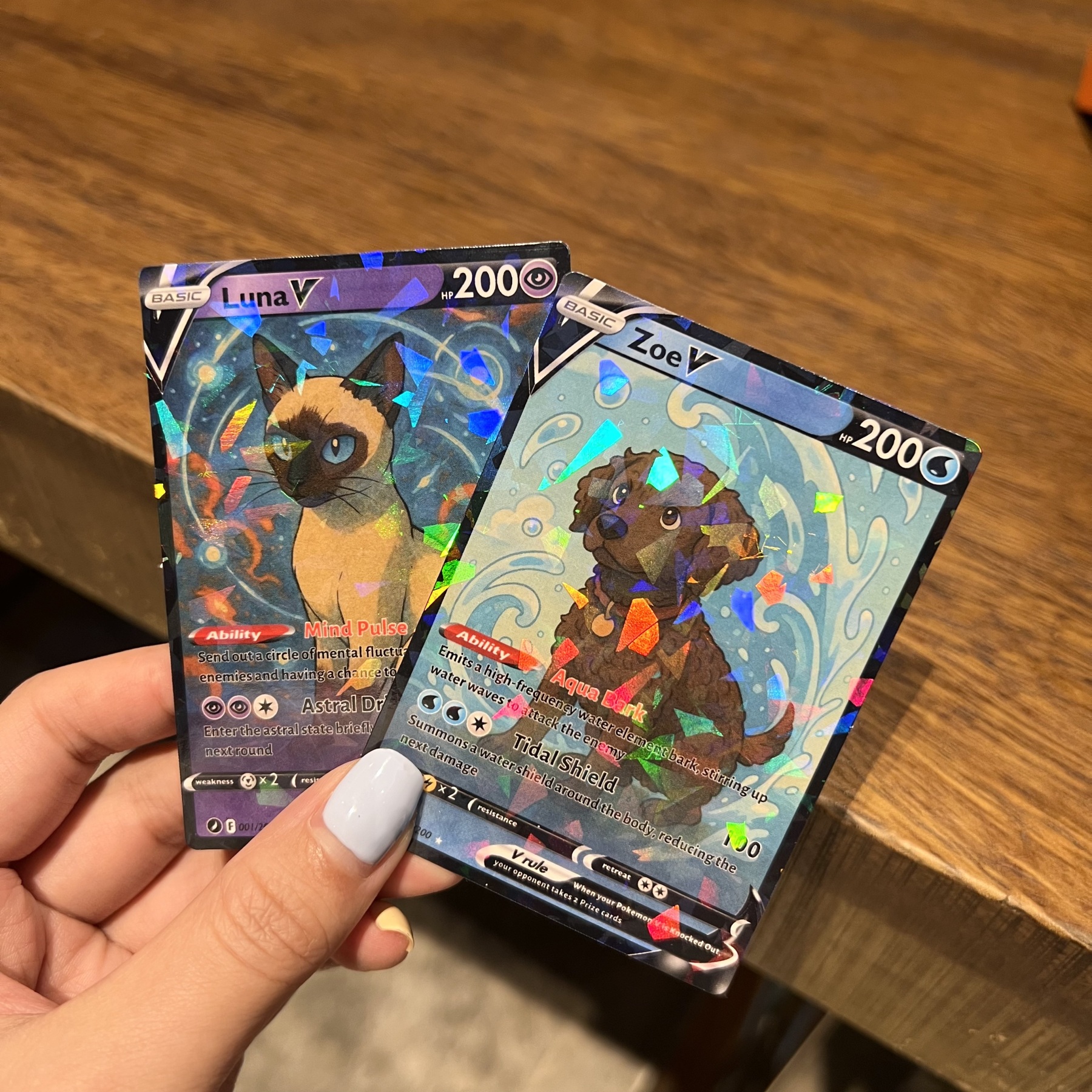 Custom Anime Pet Multiple Attributes Petmon V Card