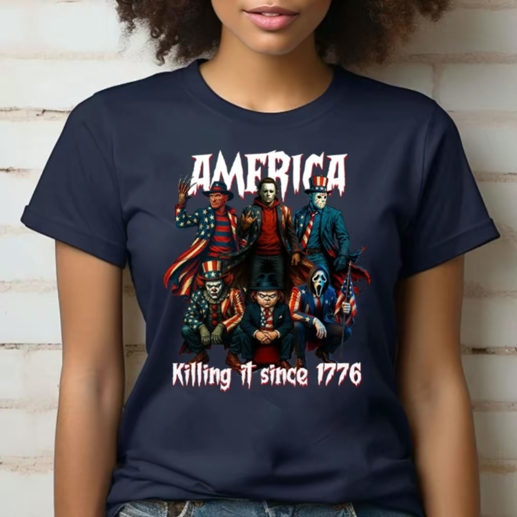 America Killing It Since 1776 4th Of July T-Shirt
