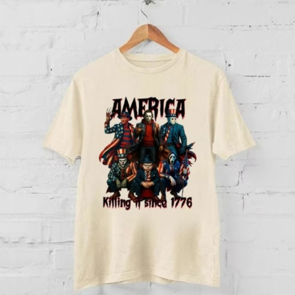 America Killing It Since 1776 4th Of July T-Shirt