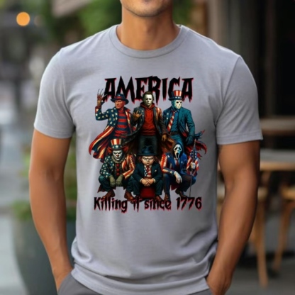America Killing It Since 1776 4th Of July T-Shirt
