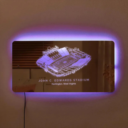 Joan C. Edwards Stadium Mirror Light-Gifts For Sports Lovers、Marshall University Thundering Herd、NCAA