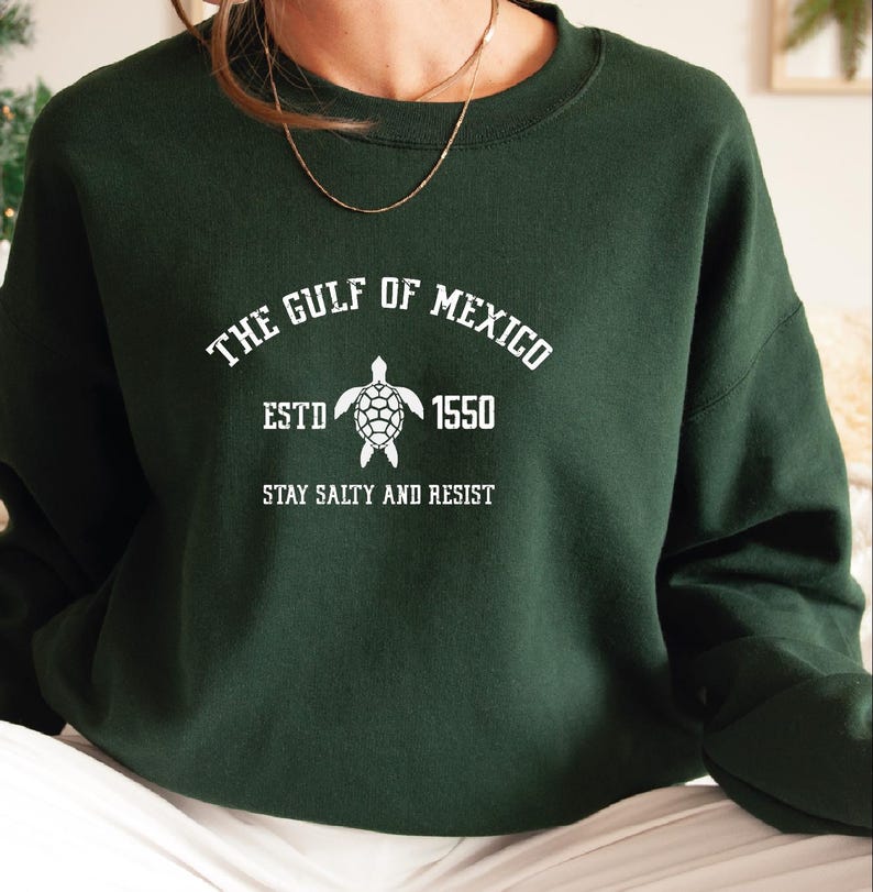 Gulf of Mexico Estd 1550 Sweatshirt Hoodie, Stay Salty and Resıs Mexico Sweatshirt