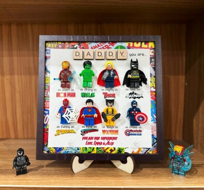 Super Hero Signs - Custom Super Father Gift Frame