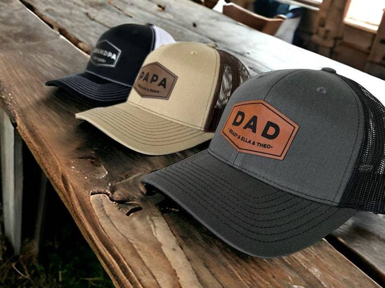 Personalized Dad Patch Hat, Dad Birthday Gift, New Dad Gift, Gift For Husband