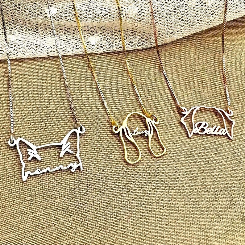 Personalized Pet Head Name Necklace?