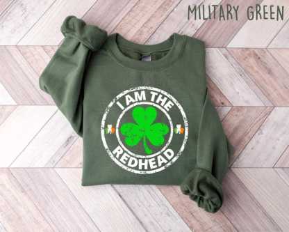 I Am The Redhead T-Shirt, Irish Shirt For St Patricks Day