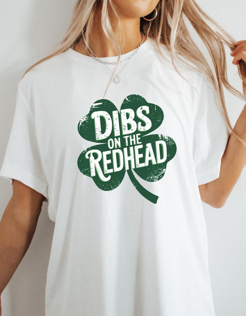 Dibs on the Readhead Unisex Softstyle T-Shirt, St Patricks Day Tee