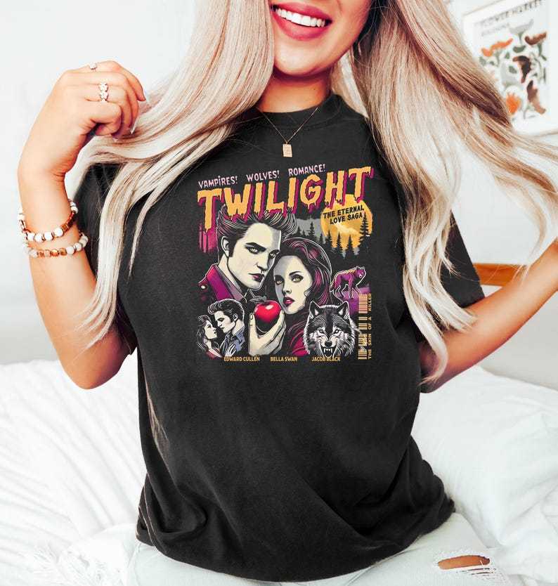 “Pink Twilight Romance” Iconic Character Tee