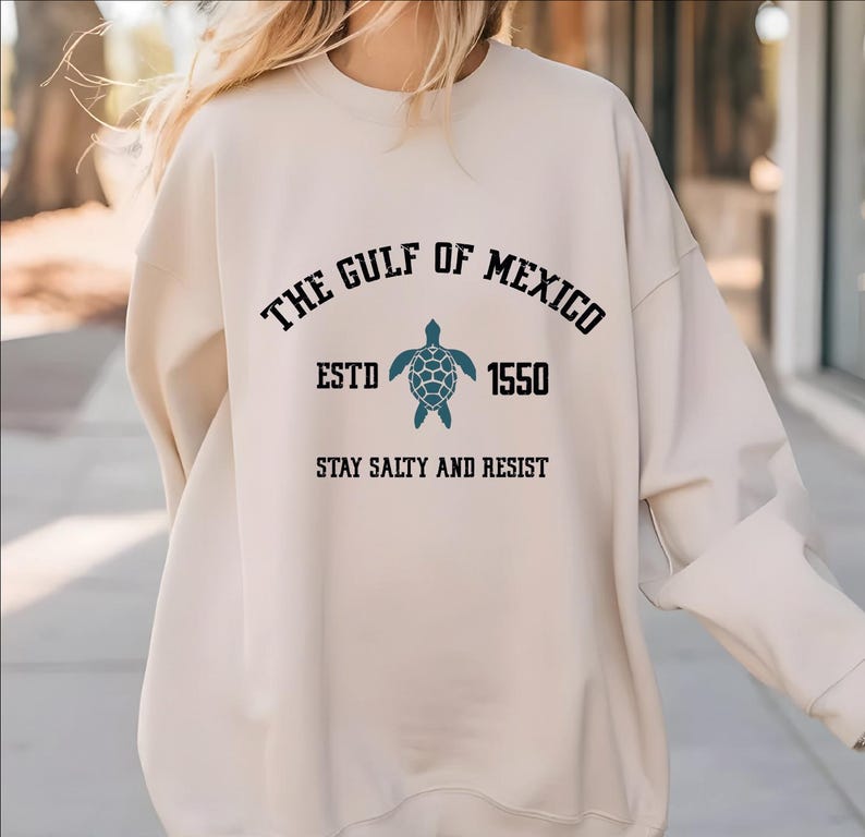 Gulf of Mexico Estd 1550 Sweatshirt Hoodie, Stay Salty and Resıs Mexico Sweatshirt