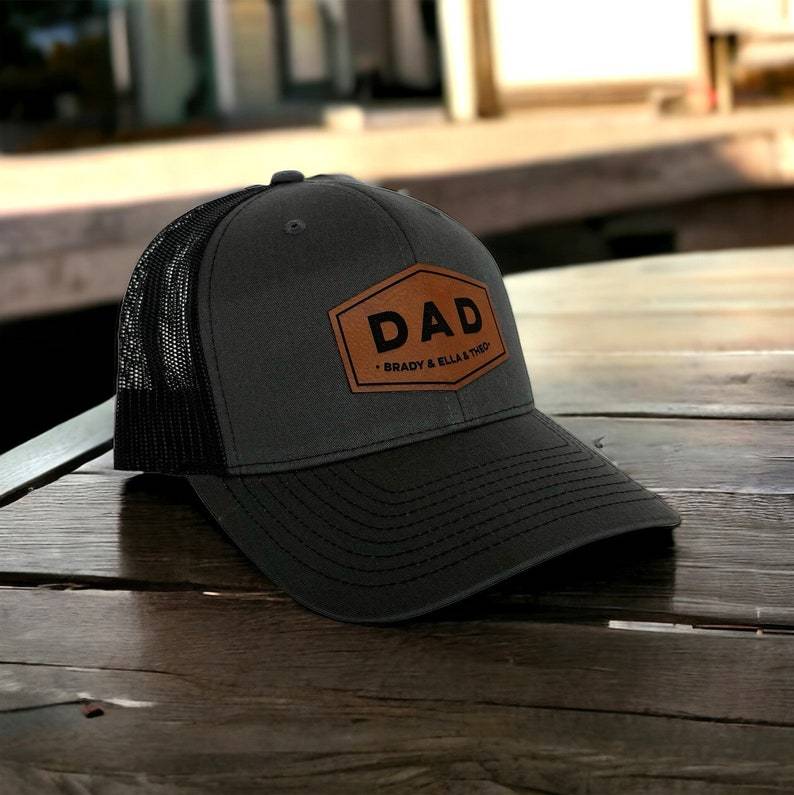 Personalized Dad Patch Hat, Dad Birthday Gift, New Dad Gift, Gift For Husband