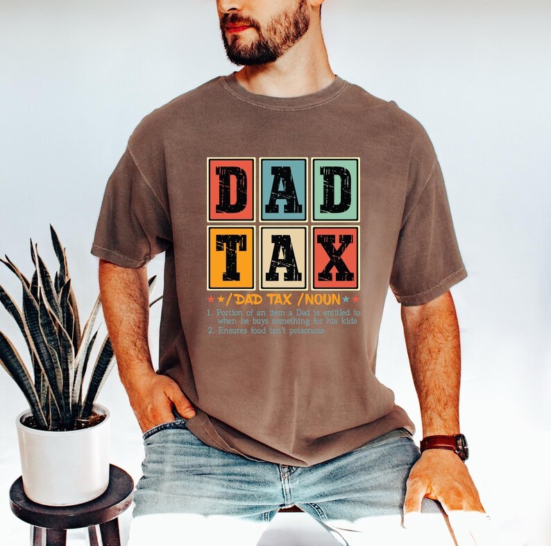 Dad Tax Fathers Day Raccoon Shirt,Jokes Tee