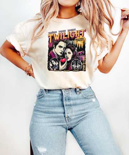 “Pink Twilight Romance” Iconic Character Tee